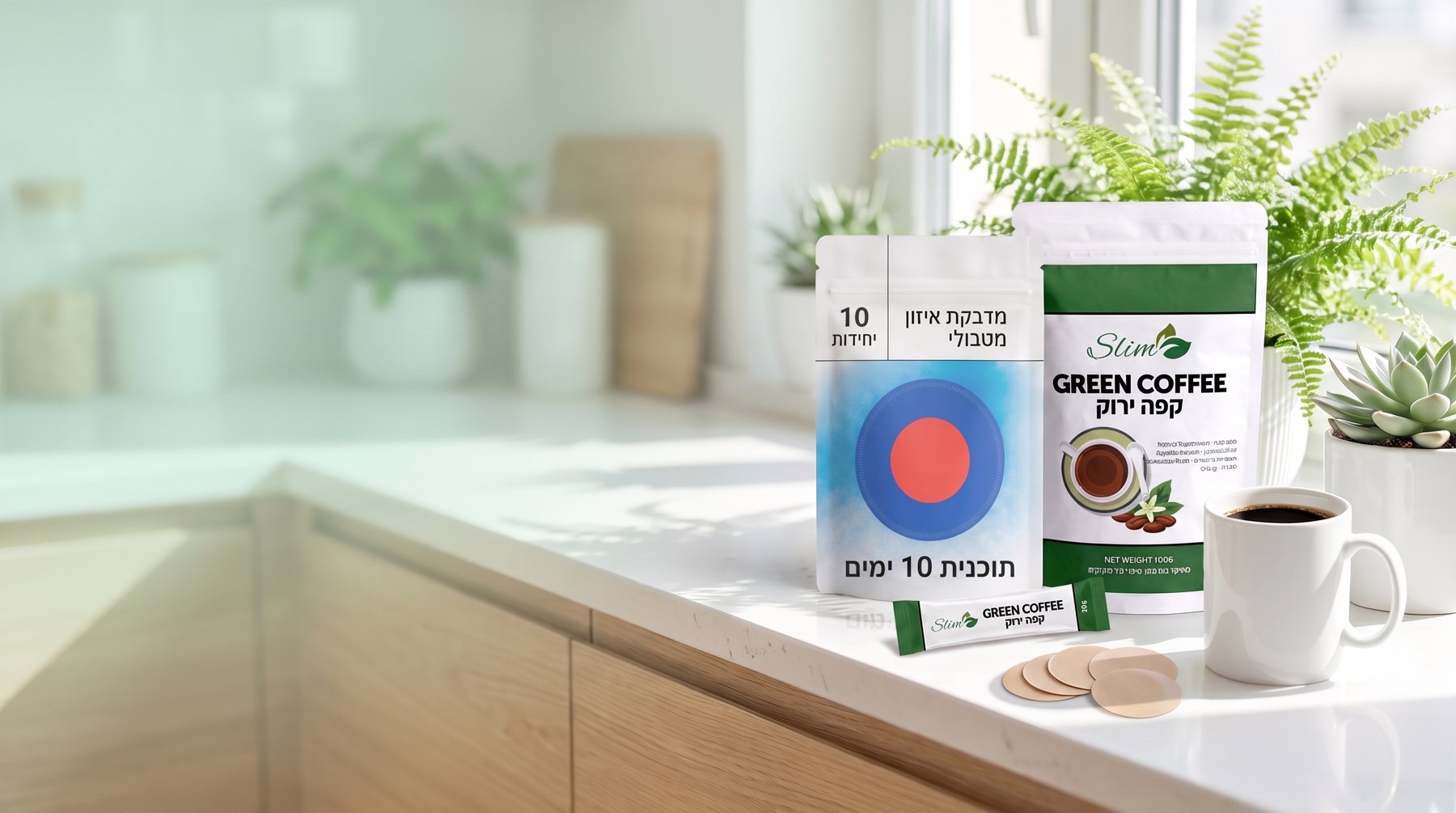 מדבקות ברברין וקפה ירוק של לי פארם